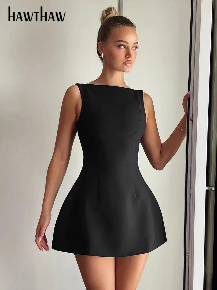 Hawthaw Women Party Club Evening Streetwear Bodycon Black Short Mini Dress Summer Clothes Wholesale Items For Business Comfortable Boho Mini Dress Hawthaw Women Party Club Evening Streetwear Bodycon Black Short Mini Dress Summer Clothes Wholesale Items For Business Comfortable Boho Mini Dress