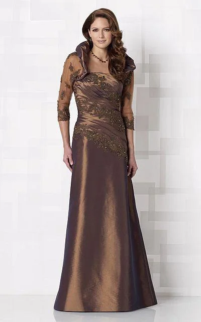 Cameron Blake by Mon Cheri - Long Dress In Brown 212691
