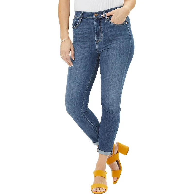 7 For All Mankind Womens Gwenevere High Waist Ankle Skinny Jeans Comfortable Folded Hem Jeans 7 For All Mankind Womens Gwenevere High Waist Ankle Skinny Jeans Comfortable Folded Hem Jeans