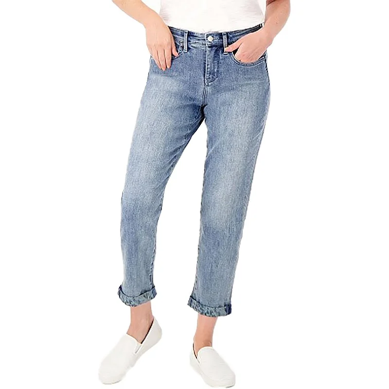 NYDJ Womens Margot Girlfriend Slimming Printed Cuff Skinny Jeans Fashionable Slim Fit Jeans NYDJ Womens Margot Girlfriend Slimming Printed Cuff Skinny Jeans Fashionable Slim Fit Jeans
