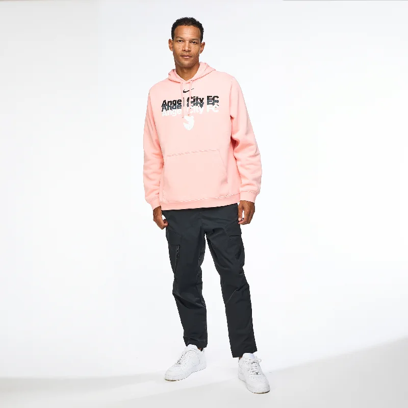 Angel City FC Nike Unisex Sol Rosa Repeat Club Fleece Hoodie Hoodie with Slim Fit Tailored Modern Angel City FC Nike Unisex Sol Rosa Repeat Club Fleece Hoodie Hoodie with Slim Fit Tailored Modern