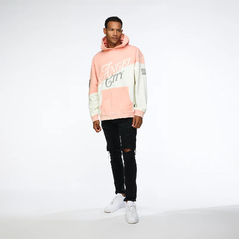 Angel City FC x Wild Collective Unisex Vintage Sol Rosa Fleece Hoodie Hoodie with Pastel Soft Subtle Angel City FC x Wild Collective Unisex Vintage Sol Rosa Fleece Hoodie Hoodie with Pastel Soft Subtle
